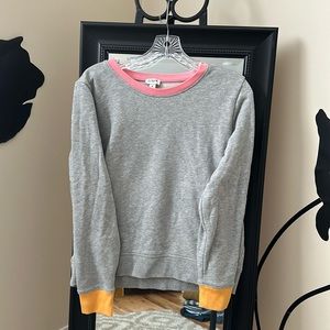 Jcrew fun sweatshirt size medium 100% cotton